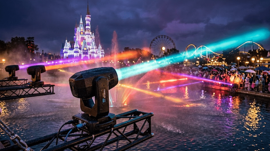 Outdoor Stage Light Show